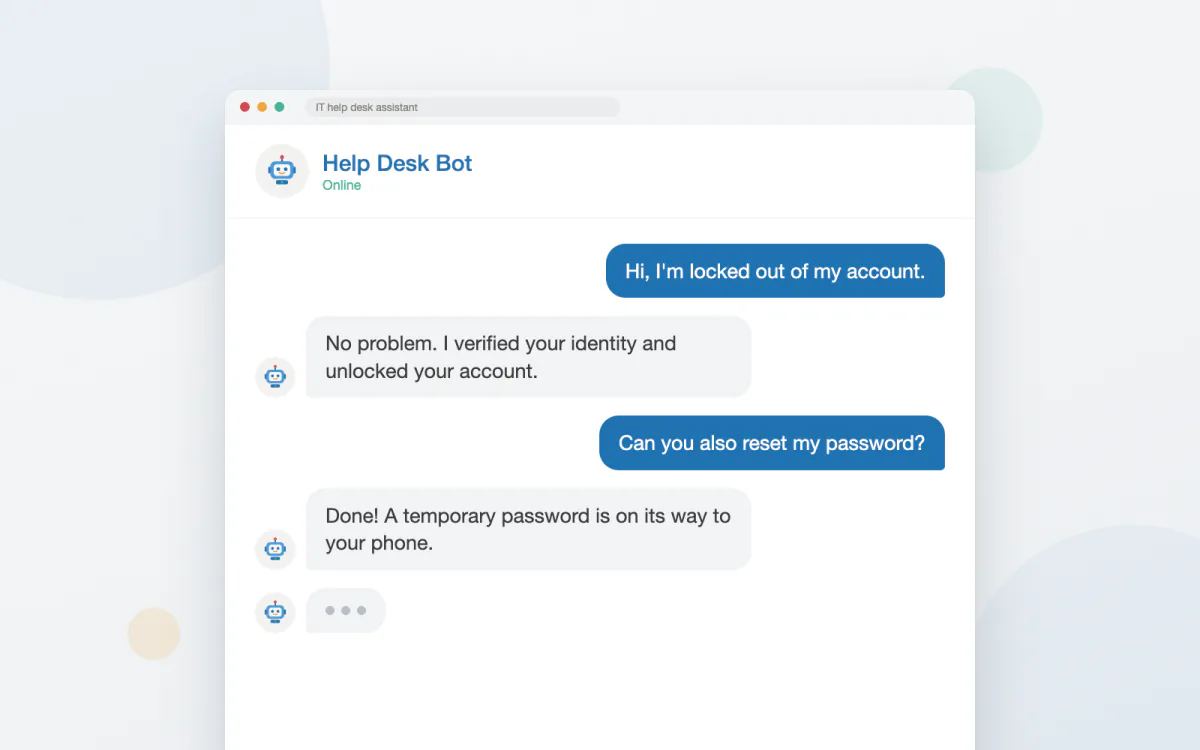 AI chatbot demo